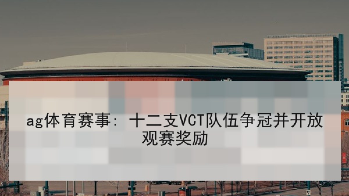 ag体育赛事: 十二支VCT队伍争冠并开放观赛奖励